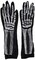 Halloween Skeleton Bone Gloves Wrist Bone 3D Elbow Length - 17 inches tip to tip